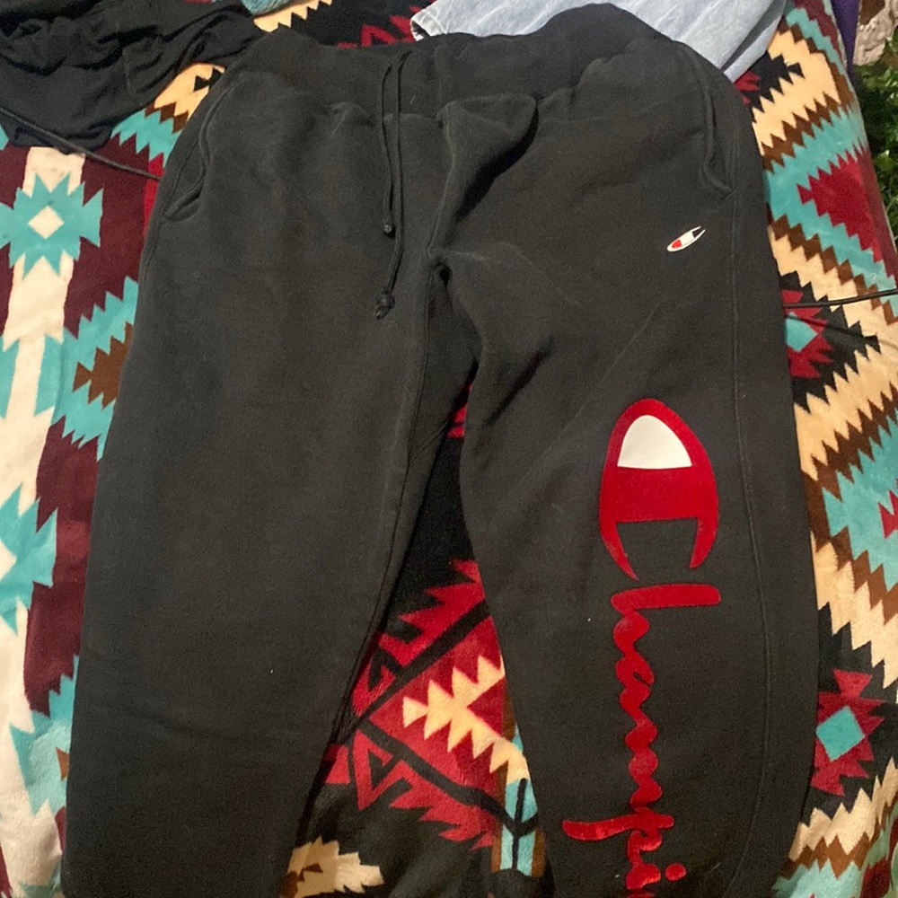 black Champion Joggers